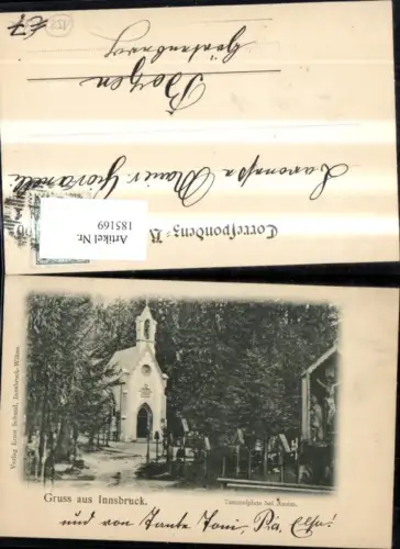 185169,Innsbruck Tummelplatz b. Amras Ambras Friedhof Gräber Kreuze