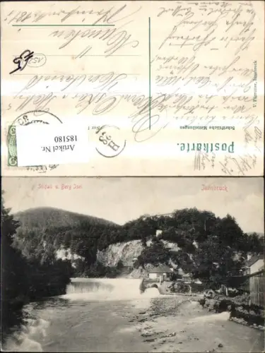 185180,Innsbruck Sillfall u. Berg Isel Wasserfall