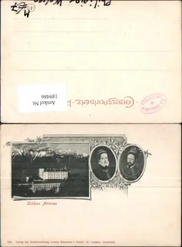 189486,Schloss Amras Ambras Innsbruck Philippine Welser Ferdinand 2.