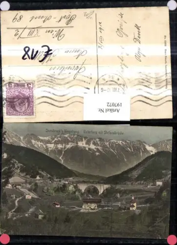197072,Innsbruck Umgebung Unterberg m. Stefansbrücke