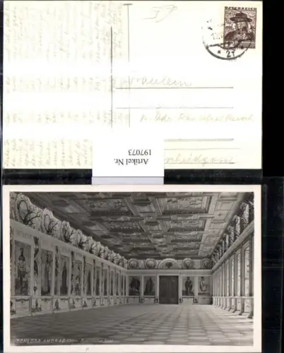 197073,Innsbruck Schloss Ambras Spanischer Saal Innenansicht