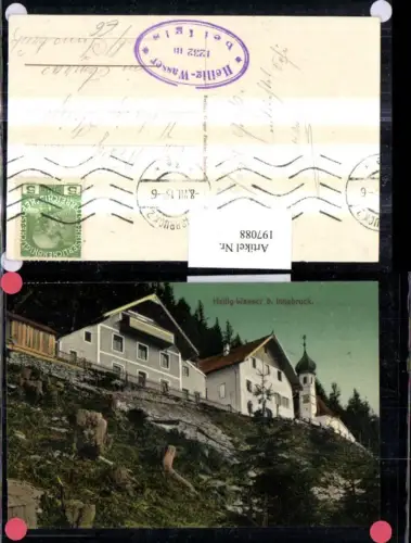 197088,Innsbruck Heilig Wasser Heiligwasser b. Igls