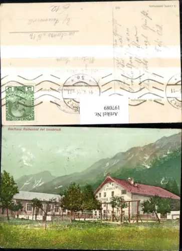 197089,Innsbruck Gasthof Rechenhof A. Spekbacher