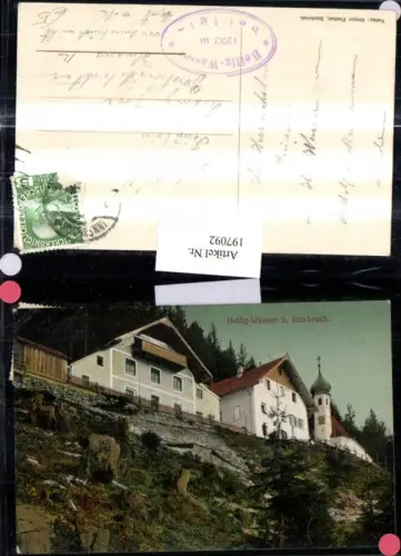 197092,Innsbruck Heiligwasser b. Igls