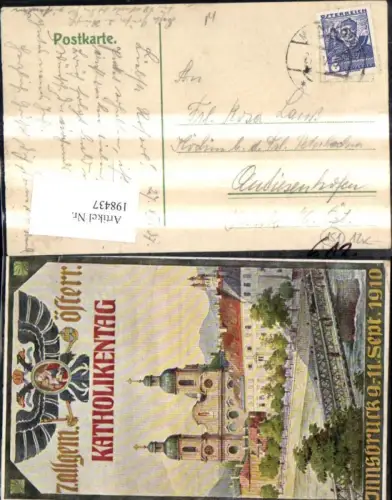 198437,Innsbruck Katholikentag September 1910