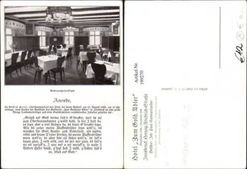 199270,Innsbruck Hotel zum Godenen Adler Herzog-Friedrich-Straße Andreas-Hofer-Stube Innenansicht