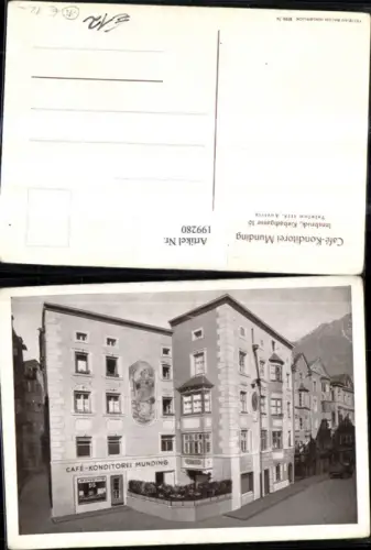 199280,Innsbruck Cafe Konditorei Munding Kiebachgasse 16