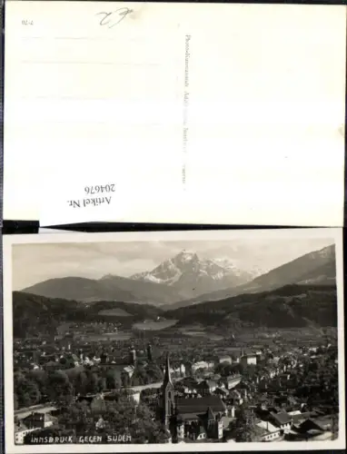 204676,Innsbruck geg. Süden