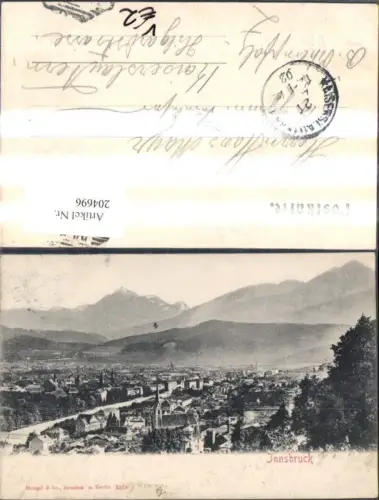 204696,Innsbruck Teilansicht pub Stengel Co 2318