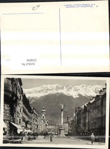 210030,Innsbruck Maria Theresienstrasse m. Annasäule Personen