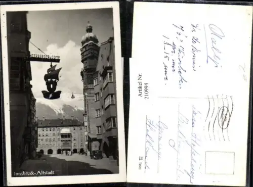 210994,Innsbruck Altstadt Straßenansicht Goldenes Dachl