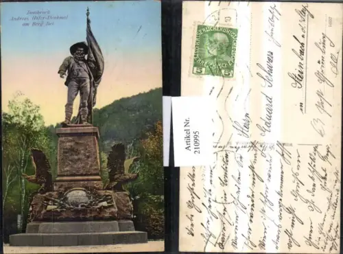 210995,Innsbruck Andreas Hofer-Denkmal am Berg Isel