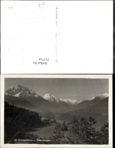 212716,Innsbruck Igls Grünwalderhof m. Gletscherblick