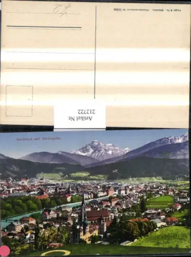 212722,Innsbruck Totale m. Serlesspitze pub Purger e Co 12243