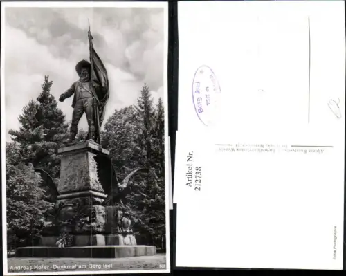 212738,Innsbruck Andreas Hofer Denkmal am Berg Isel
