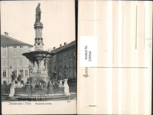 230564,Innsbruck Rudolfsbrunnen Brunnen