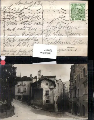 230597,Foto AK Innsbruck Partie Gasse Straße pub A. Stockhammer 260