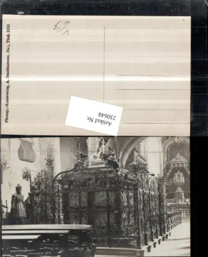 230648,Foto AK Innsbruck Hofkirche Kirche Grabmal pub A. Stockhammer 953