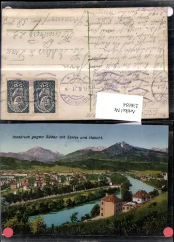230654,Innsbruck Totale geg. Süden m. Serles u. Habicht pub Ottmar Zieher 2172