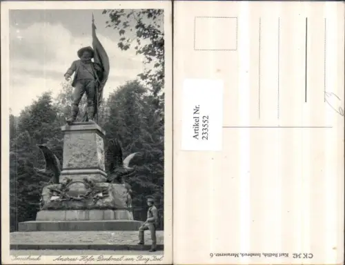 233552,Innsbruck Andreas-Hofer-Denkmal am Berg Isel