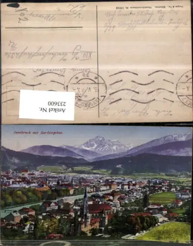 233600,Innsbruck Totale m. Serlesspitze pub Purger u. Co 12243