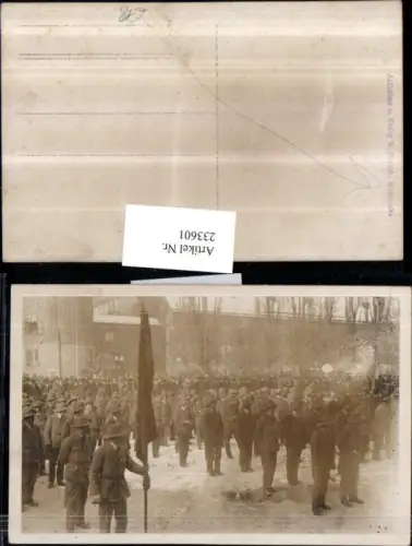 233601,Foto AK Innsbruck Parade Soldaten m. Hut