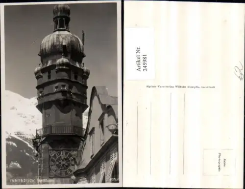 245981,Innsbruck Stadtturm Turm