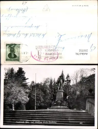 255732,Innsbruck Berg Isel Andreas Hofer-Denkmal