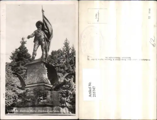255747,Innsbruck Andreas Hofer-Denkmal auf d. Berg Isel