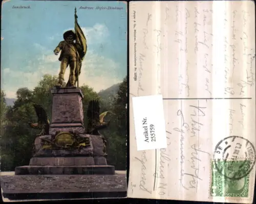 255759,Innsbruck Andreas Hofer-Denkmal pub Purger u. Co 10789