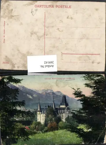 269142,Innsbruck Schloss Mentelberg Bergkulisse