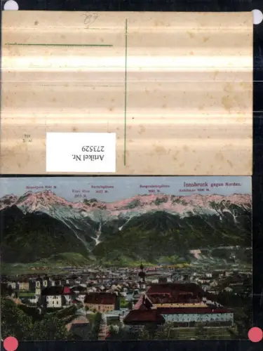 273529,Innsbruck Totale geg. Norden Bergkulisse