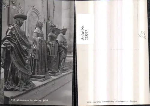 273547,Foto AK Innsbruck Hofkirche Statuen Könige pub A. Stockhammer 956