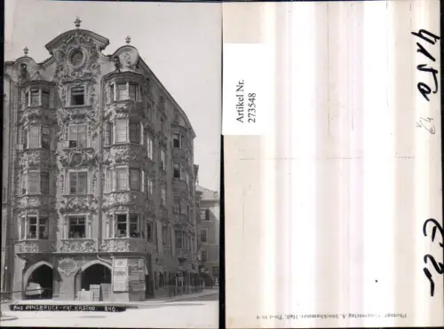 273548,Foto AK Innsbruck Katholisches Kasino Casino pub A. Stockhammer 840