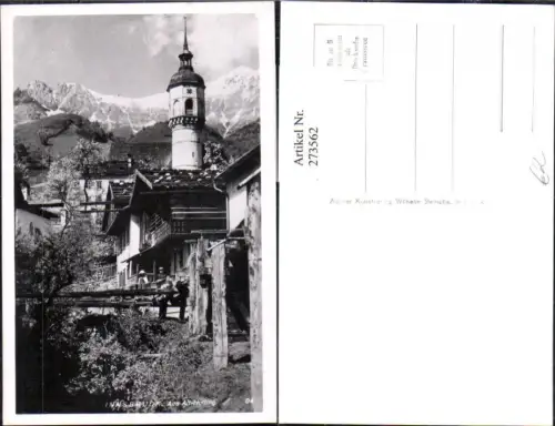 273562,Innsbruck Aus Alt-Hötting Turm Bergkulisse