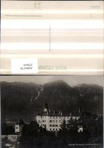 273619,Innsbruck Schloss Amras Bergkulisse pub Trinks e Co