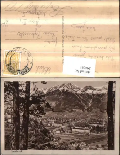 294091,Innsbruck Totale Bergkulisse