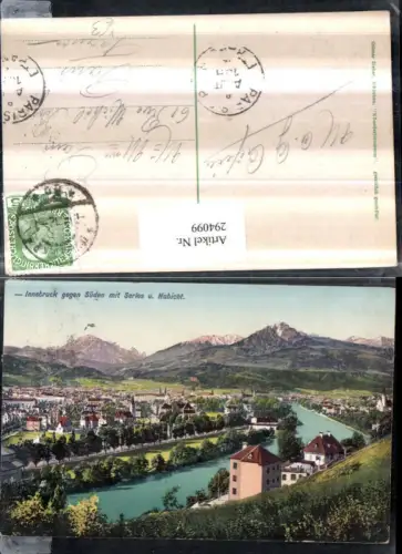 294099,Innsbruck Totale geg. Süden m. Serles u. Habicht Bergkulisse pub Ottmar Zieher