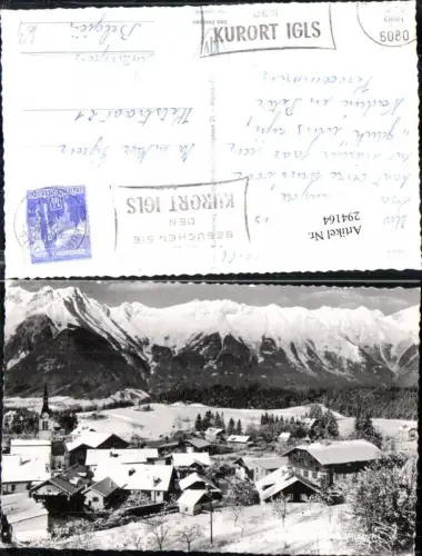 294164,Innsbruck Igls Totale m. Nordkette Bergkulisse Winterbild