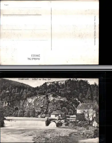 299333,Innsbruck Sillfall Wasserfall am Berg Isel Tunnel