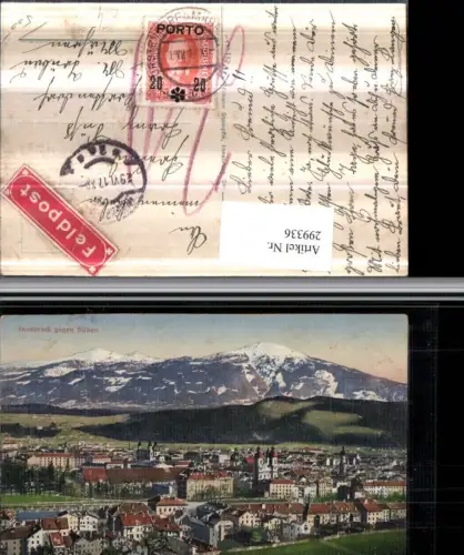 299336,Innsbruck Totale geg. Süden Bergkulisse