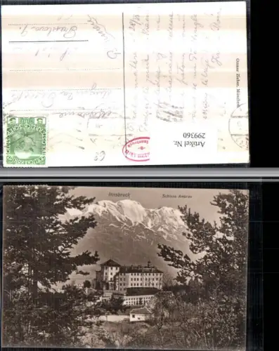 299360,Innsbruck Schloss Ambras Bergkulisse
