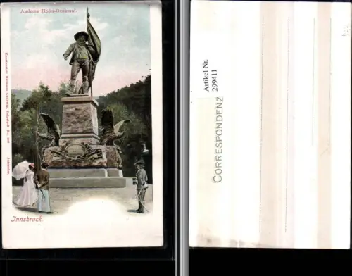 299411,Innsbruck Andreas Hofer-Denkmal