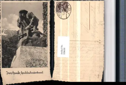 328630,Innsbruck Speckbacher-Denkmal Bergkulisse
