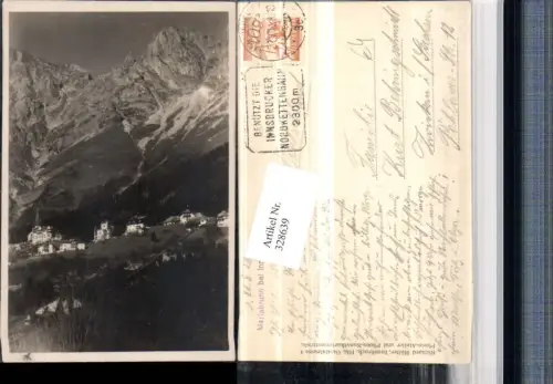 328639,Innsbruck Mariabrunn Teilansicht Bergkulisse