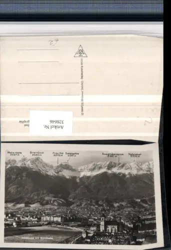 328646,Innsbruck Totale m. Nordkette Bergkulisse