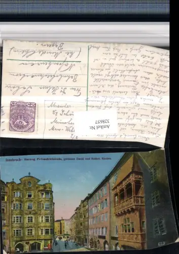 328657,Innsbruck Herzog Friedrichstraße Goldenes Dachl u. Katholisches Kasino