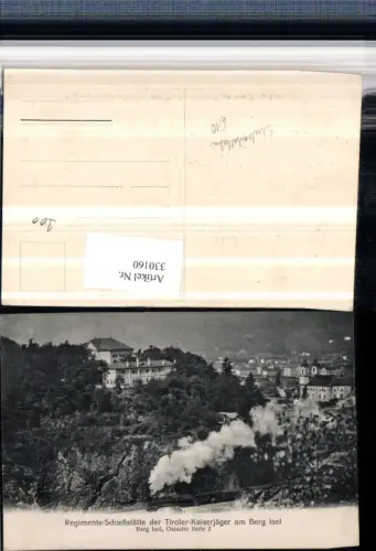 330160,Innsbruck Berg Isel Regiments-Schießstätte der Tiroler-Kaiserjäger Stubaitalbahn