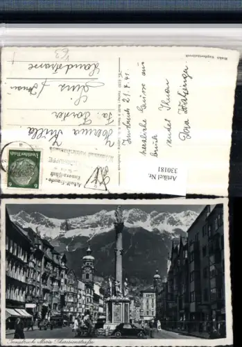 330181,Innsbruck Maria Theresienstraße Annasäule Bergkulisse pub Helff