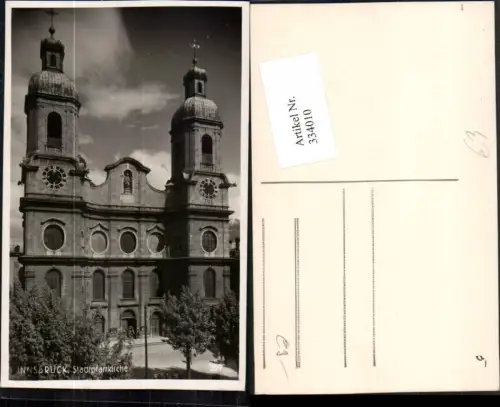 334010,Innsbruck Stadtpfarrkirche Kirche